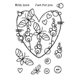 Creative expressions • clear stamp set butterfly heart