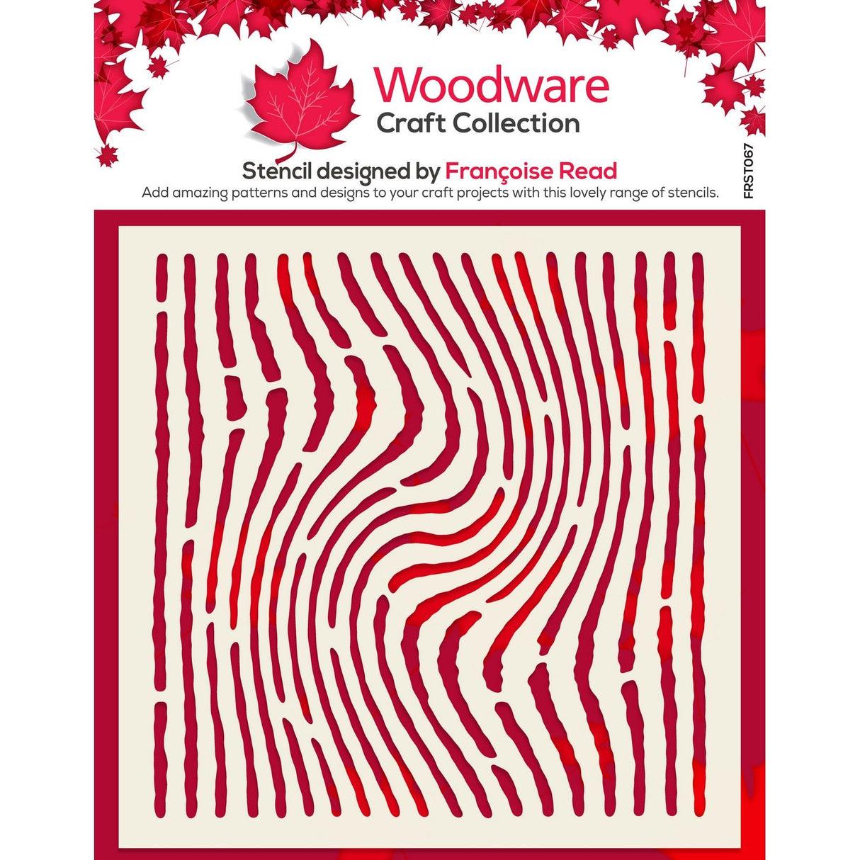 Woodware • sjabloon worn lines