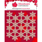 Woodware • mask sjabloon snowflake screen