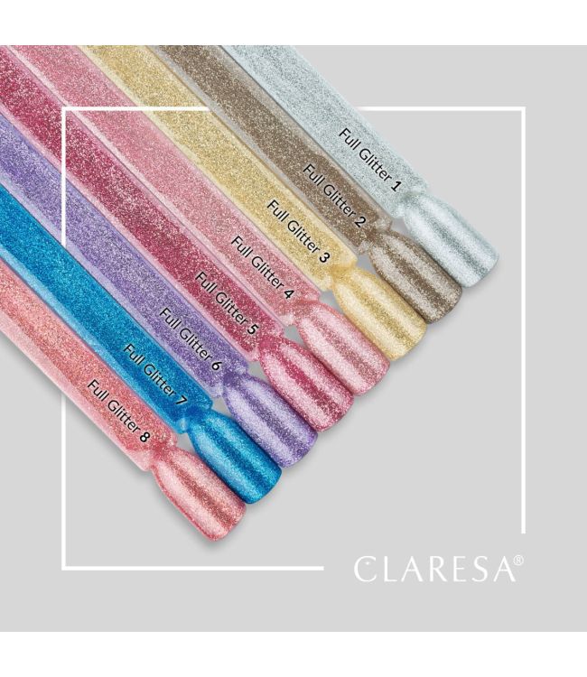 Claresa UV LED Gelak 5ml Glitter Full Glitter 4 Cool Pink
