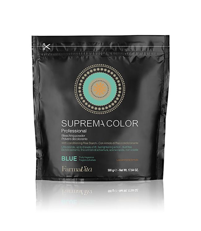 Farmavita life bleaching powder dust-free blue 500g