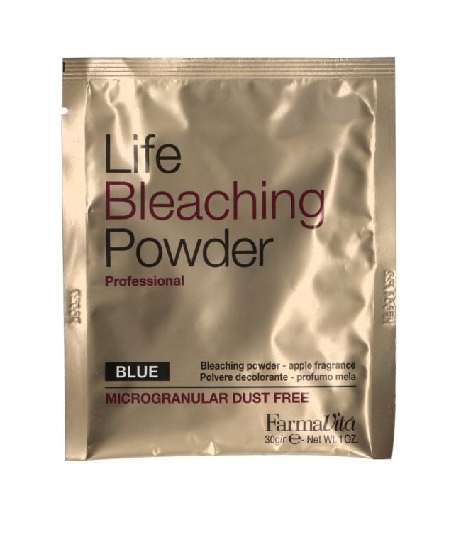Farmavita life bleaching powder dust-free blue sachet 30g
