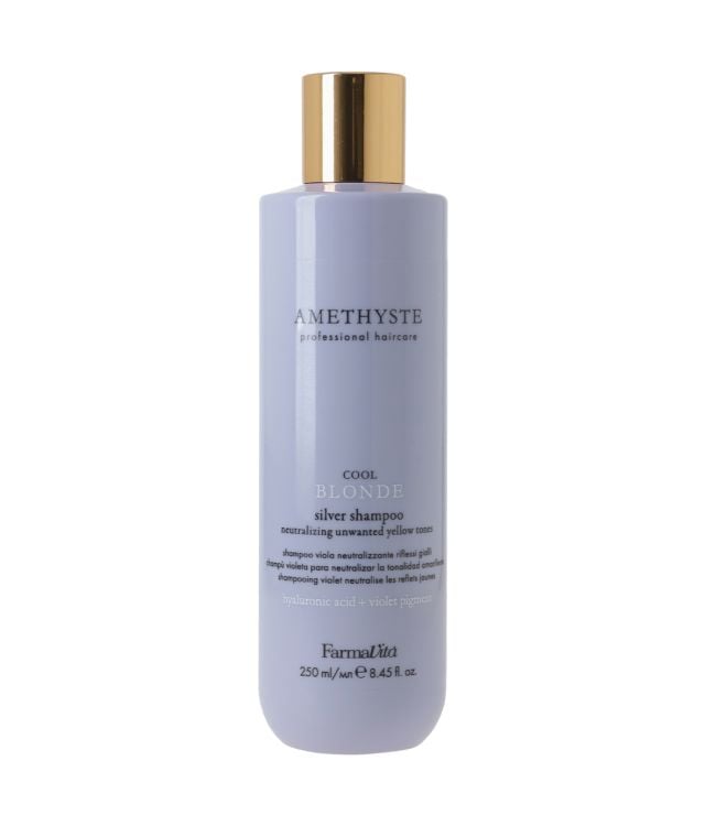 Farmavita amethyst cool blonde silver shampoo 250ml