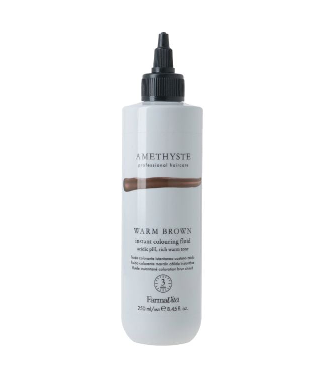 Farmavita amethyste instant coloring fluid warm brown 250ml