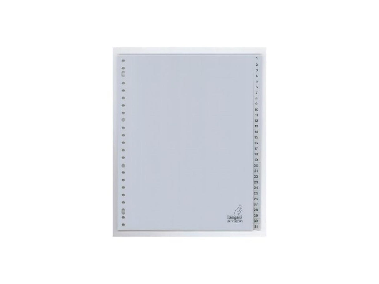 Kangaro tabbladen a4 23 rings cijfers 1-31
