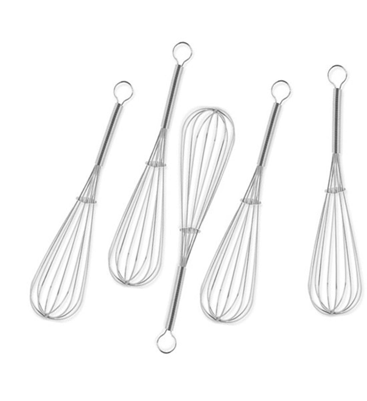 Metaltex Schneebesen Edelstahl 20cm Packung à 5 Stück