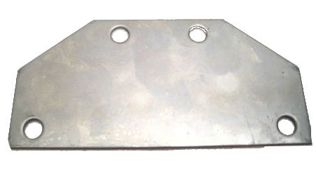 Piastra dell'adattatore luce posteriore 95 x 45 mm in acciaio inossidabile