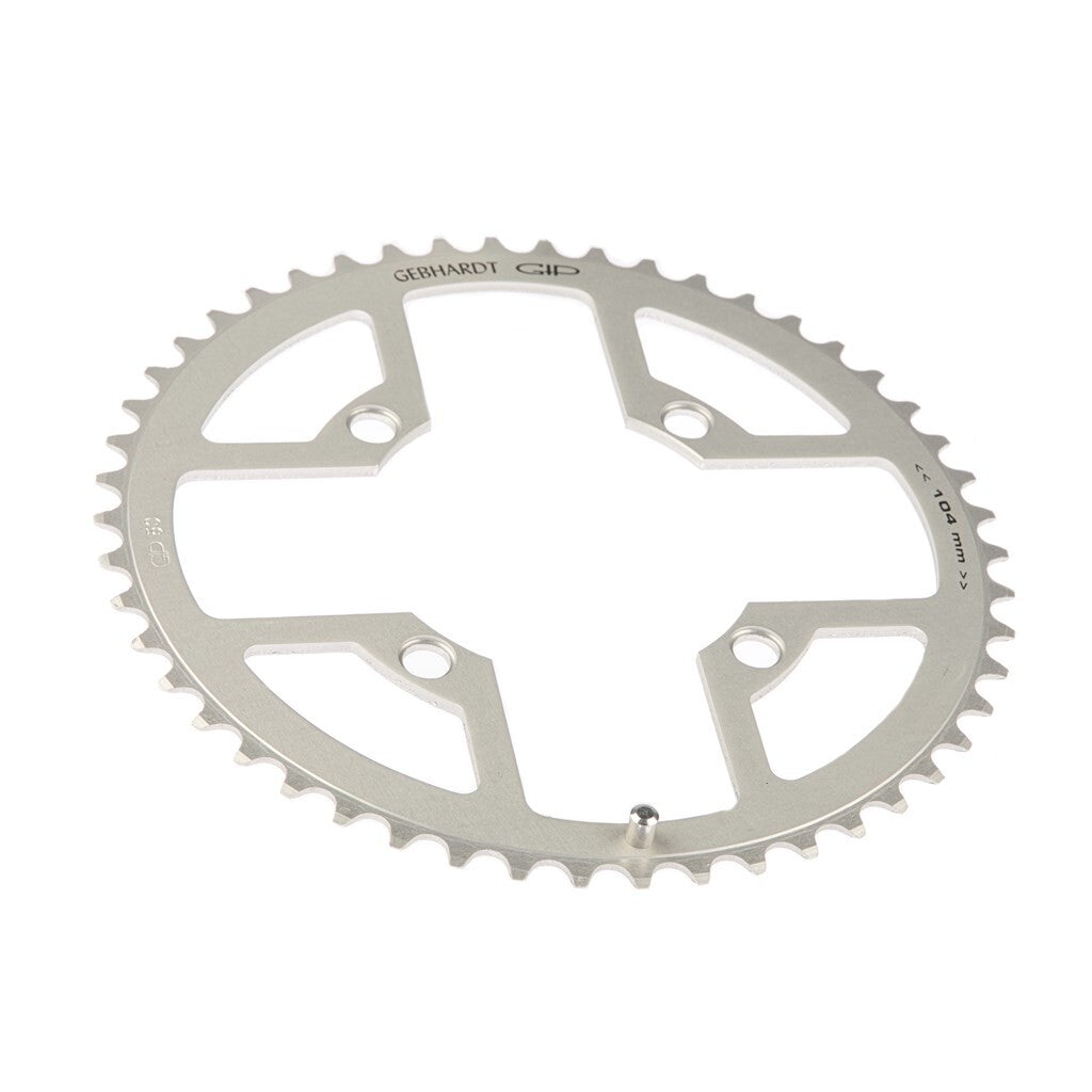 Gebhardt Chaining Top 43T Ø104mm 4 roke, srebro