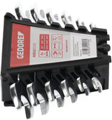 Gedore Red Double Sight Sash Set 6-SECE 6-17 mm Krátká černá