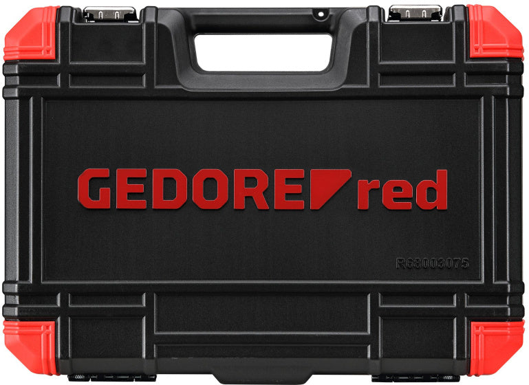 Gedore Red Monting Set TX v kovčku 1 2 palčni srebrni 75-delni