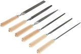 Gedore Red Vijlesset with wooden handle 6-piece