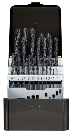 Gedore red Twist drill set 1-13 mm Black 25-piece