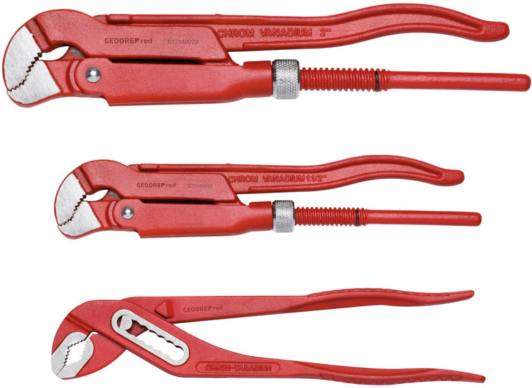 Gedore Red Tangenet Pipping Tang og vannpumpe Tang 3-delt