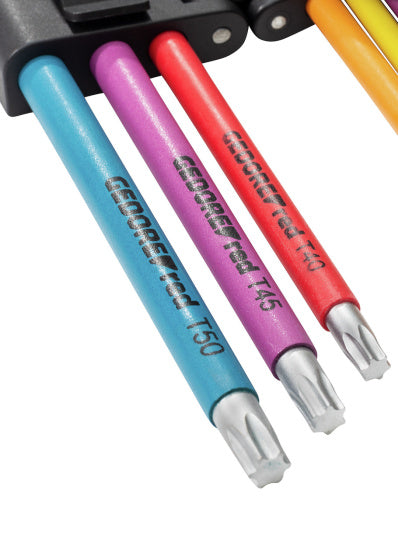 Gedore red Torx key set (T10-50) long 9-piece