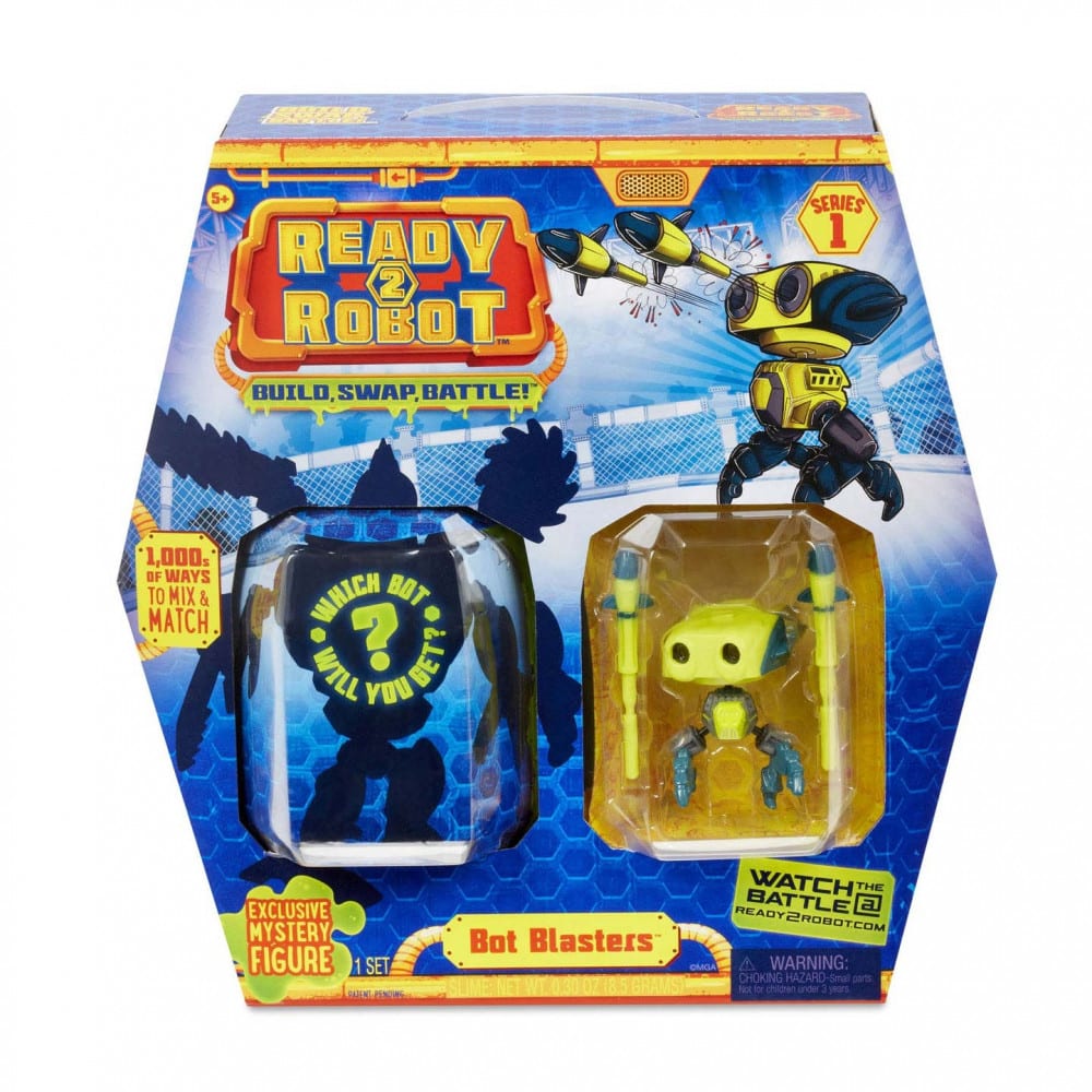 Brandunit ready 2 robot geel, bot blasters maak je eigen robot