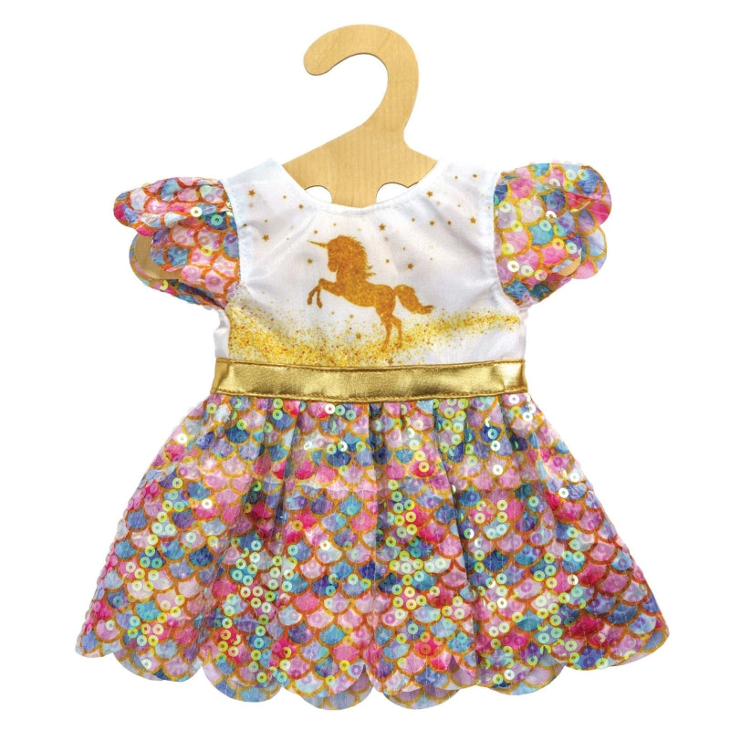 Robe de poupée Unicorn Goldy, 35-45 cm