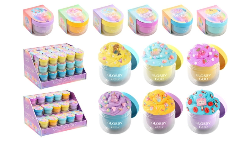 Johntoy glossygoo beauty putty display (6 ass 36stks)