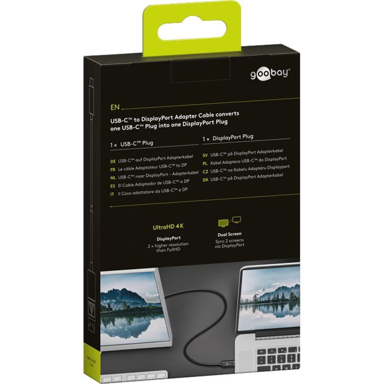 Goobay USB-C til DisplayPort-adapterkabel