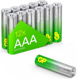 GP 12-pack AAA alkaline