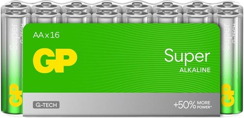 Batteries AA super alcalines 16hp