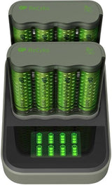 Gp batterijlader usb 2h met 4x2600ma aa batterij + 2xdock - 3503093