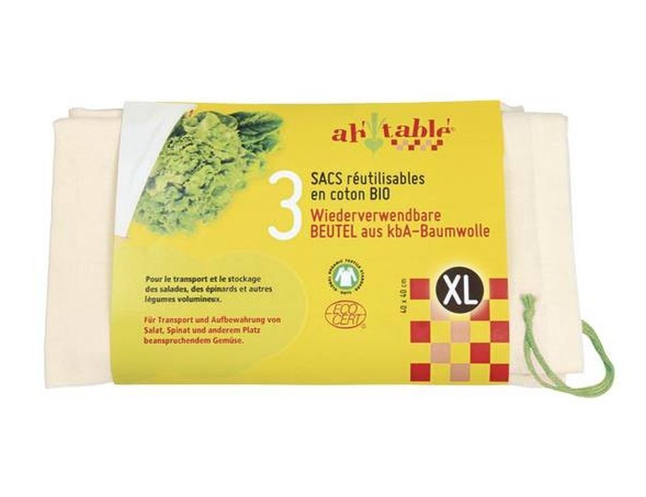 Sacchetto di frutta e verdura rockshox xl - 40x40cm - 3st