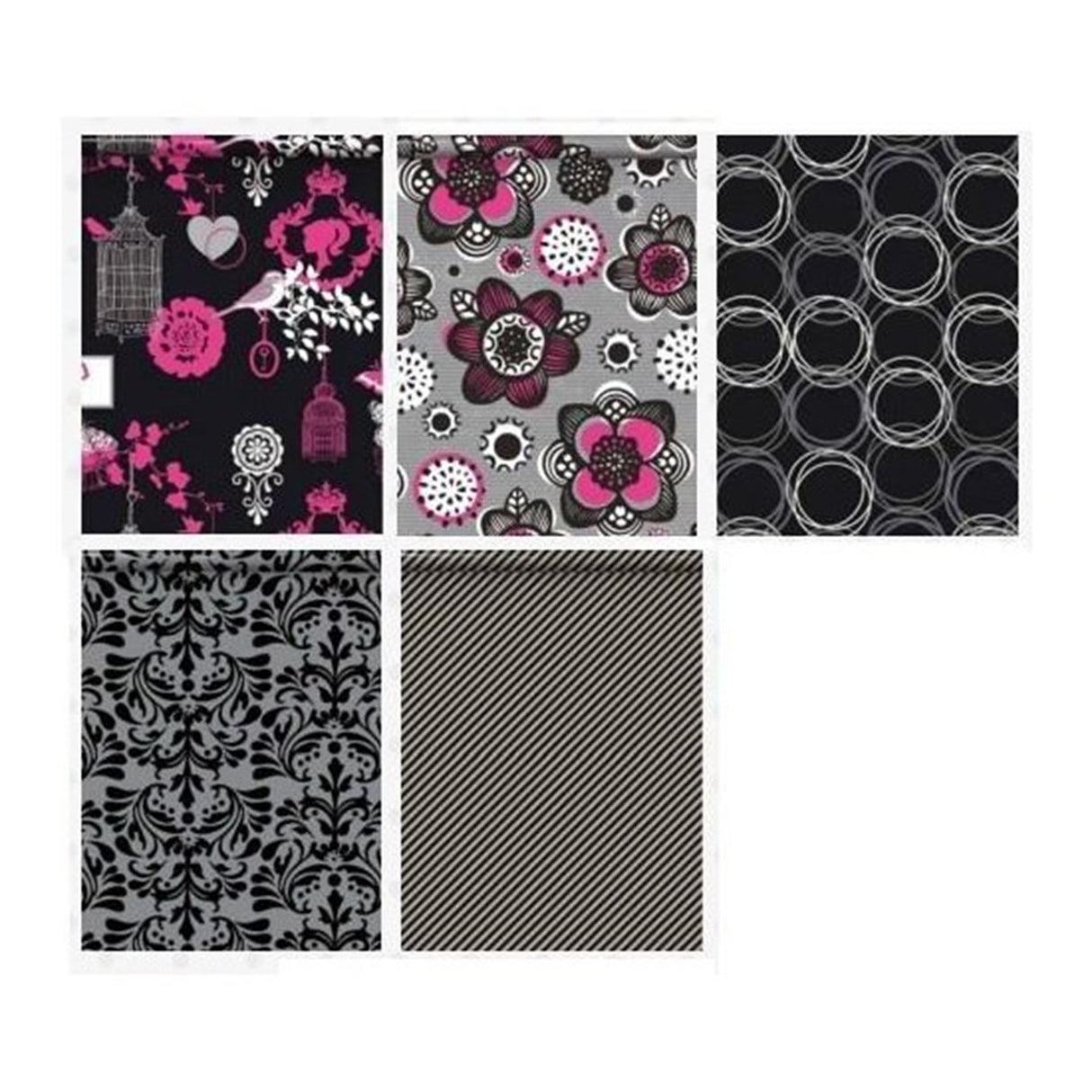 Rollo papel regalo blanco y negro 200x70cm