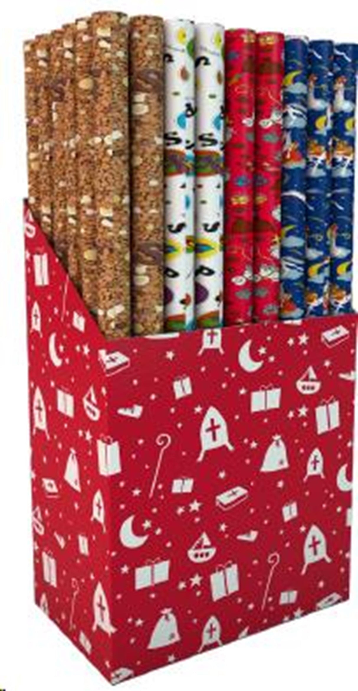 Hoomark sinterklaaspapier 200x70 per losse rol