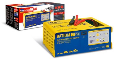 Gys batium 7 24 batteriladdare | professionell | 230v | 6-12-24v | 210w - 5192024502