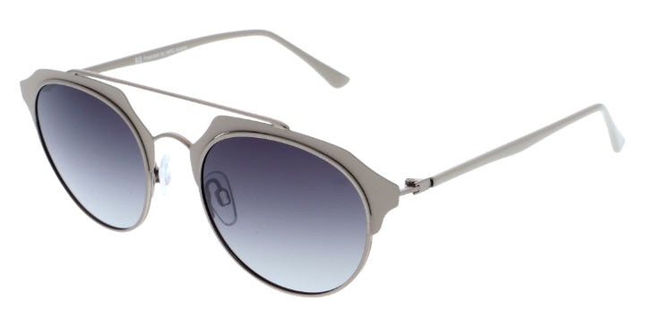 H.I.S Sluneční brýle unisex 84101 Kat. 3 pilotní kovová béžová šedá