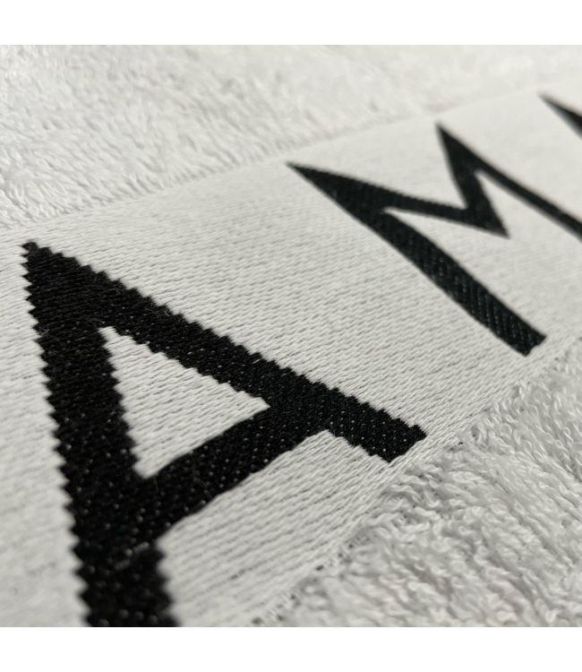 Farmavita amaro towel with logo