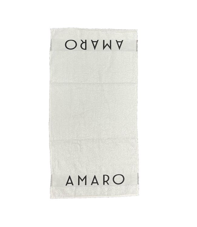 Farmavita amaro towel with logo