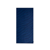 Rayures vibrantes | Serviette en microfibre bleu 135 x 65 cm