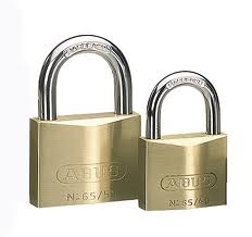 Abus Messing Padlock 65 20mm - Gold - Schlëssel Lock - 20mm - 3cm