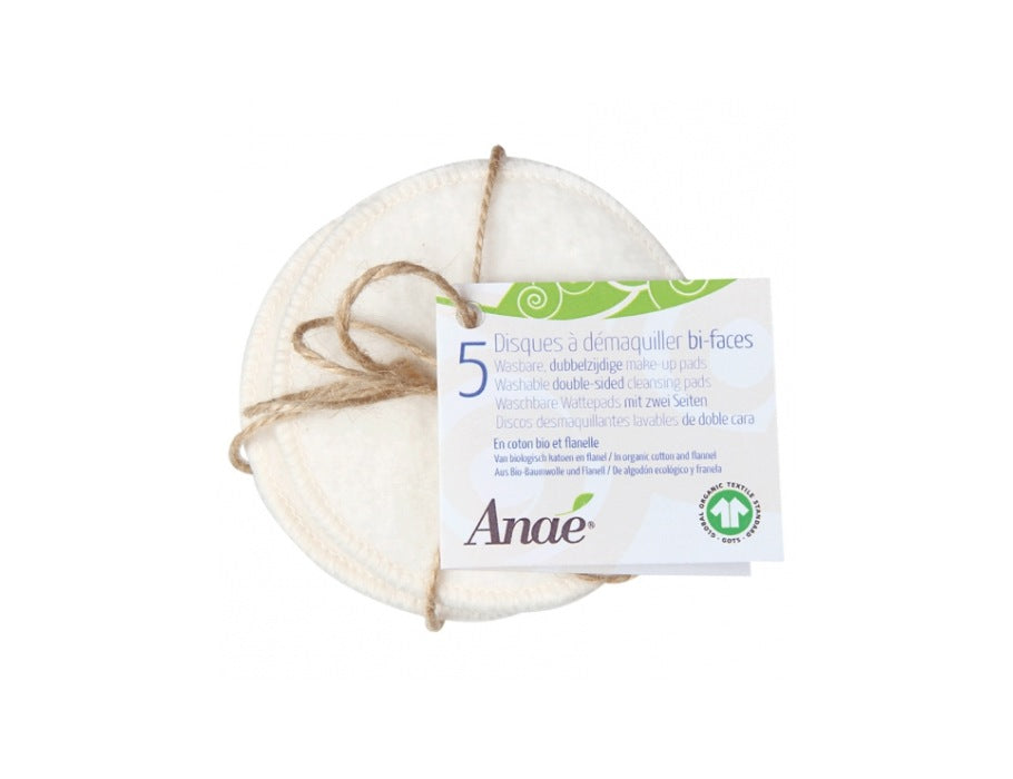 Anae Washable Make-Up Discs Bio-Cotton 5st
