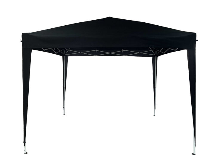 Tienda de fiesta plegable fácil de aluito 3 x 3 metros negros