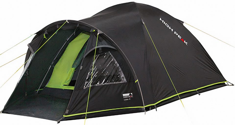 High peak dome tent Talos 3-person 330 x 180 x 120 cm Black
