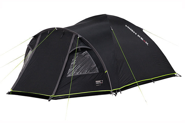 High peak dome tent Talos 3-person 330 x 180 x 120 cm Black