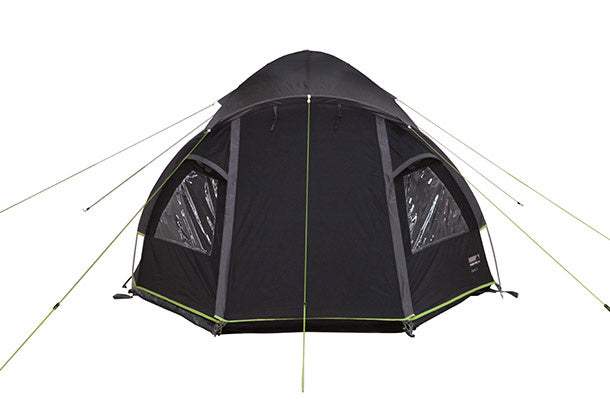 High peak dome tent Talos 3-person 330 x 180 x 120 cm Black