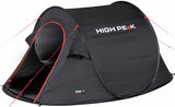 High Peak Pop-Up Tent Vision 3-person 235 x 180 x 100 cm sort