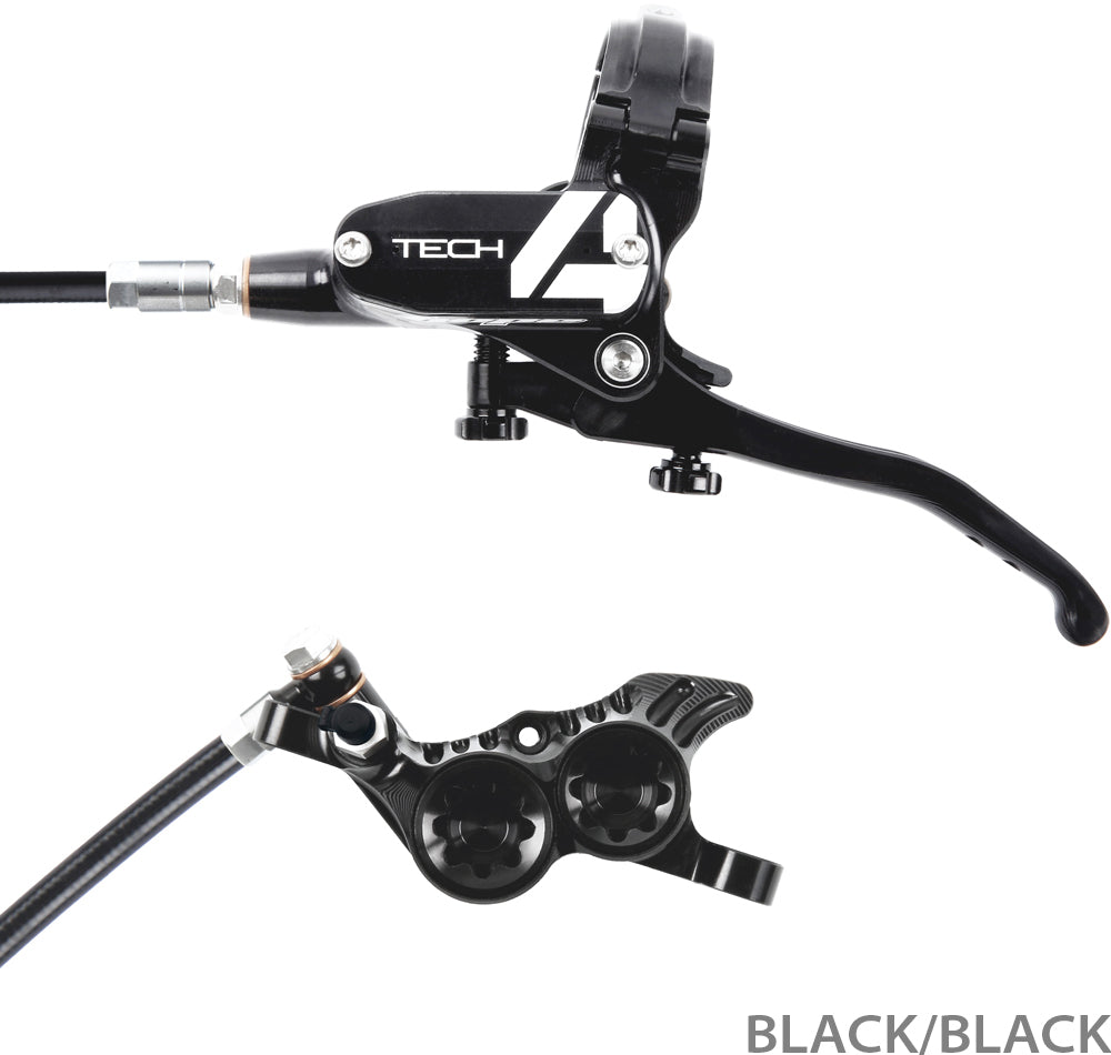 Hope tech 4 v4 disc brake - lever left | silver blue
