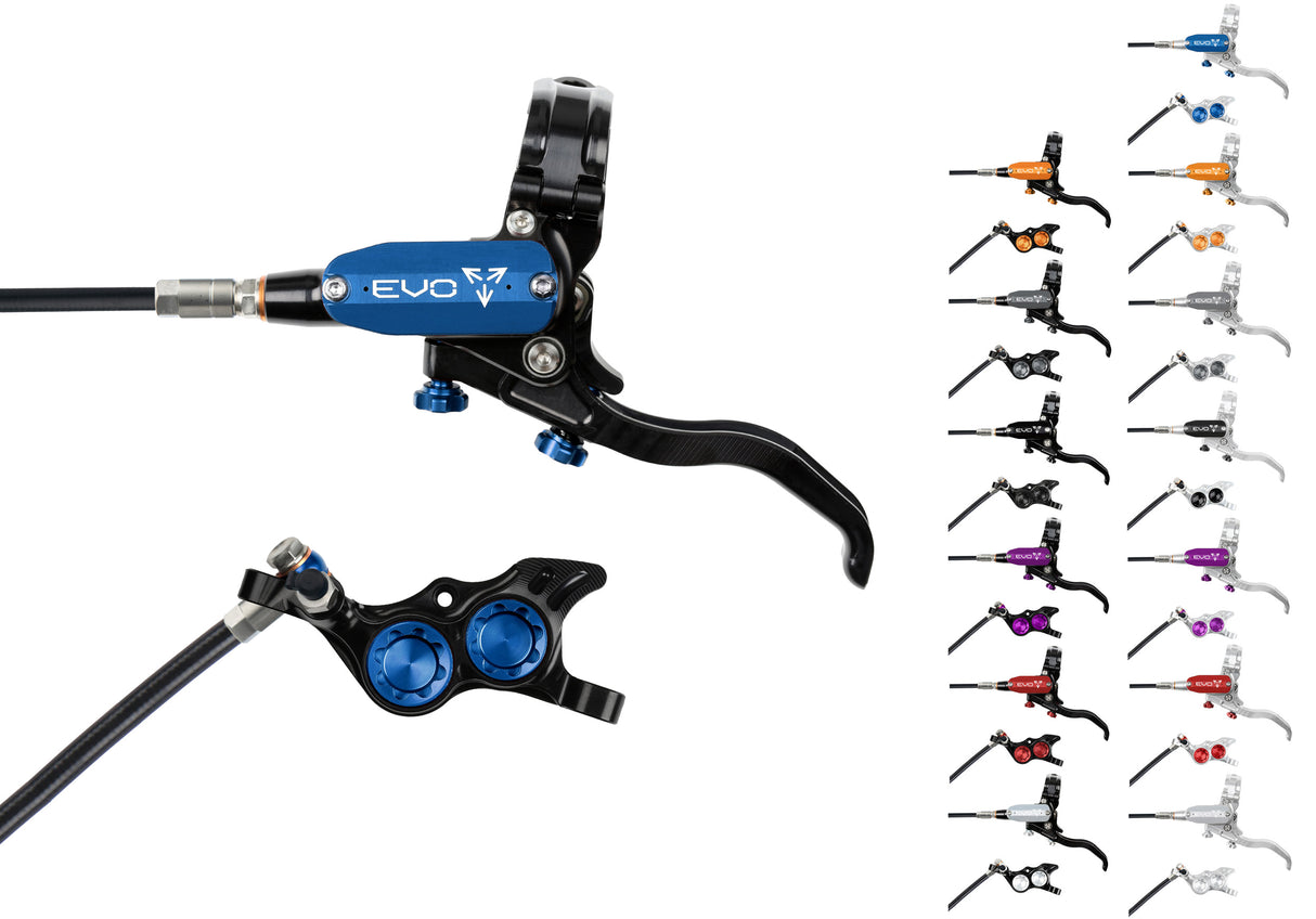 Hope tech 4 evo tr4 disc brake - lever left | black smoke