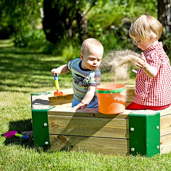 Hörby Bruk Sandbox 210 x 120 x 25 cm Dřevo Natural