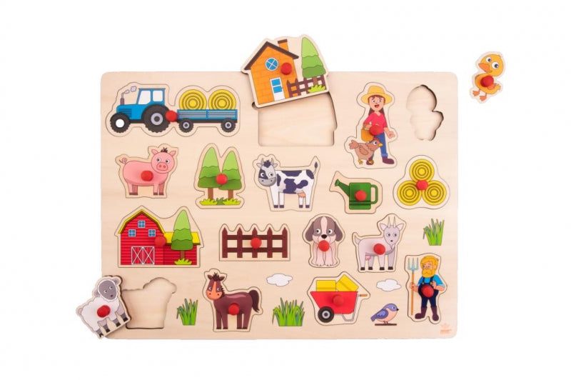 Imp puslespill tre gård 40x30 cm