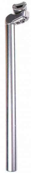 Post di sedili fissi 27,4 x 350 mm in argento in alluminio