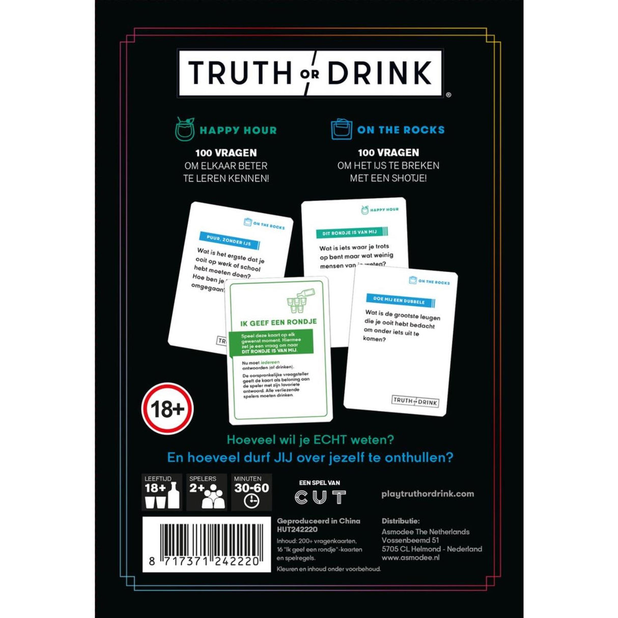 Truth or drink partyspel