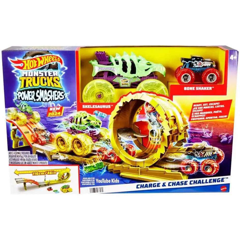 Mattel Hot Wheels Monster Truck Arena Smashers: Rhinomite's Chargin' Challenge