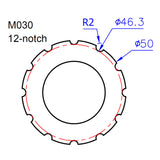 Buzaglo icetoolz bottom bracket tool 12t praxis works m030