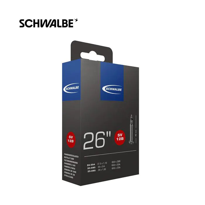 Schwalbe Inner Tube FV SV12B 26 18 25-590