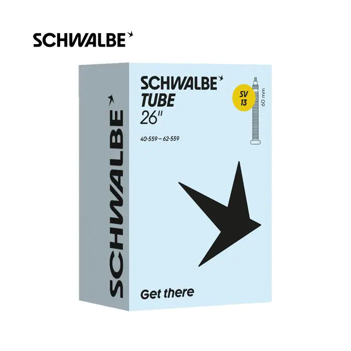 Tubo interno Schwalbe sv13 26 polegadas 40 62-559 fv 60mm